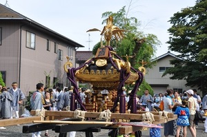 写真：八雲神社のお神輿2（2014年撮影）