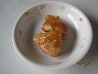写真：鶏肉のマーマレード焼き
