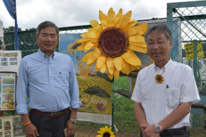 写真：北海道の北竜町長と清瀬市長2