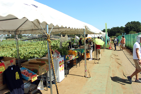 写真：新鮮野菜などの販売所