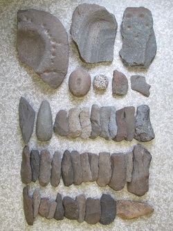 写真：清瀬中学校発見の石器
