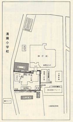 配置図：昭和の「新庁舎」