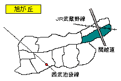 地図：旭が丘