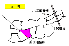 地図：元町