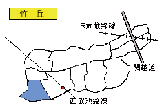 地図：竹丘
