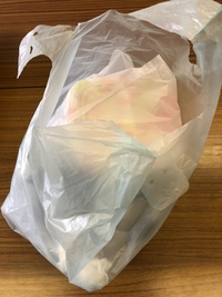写真：二重袋にした容器包装プラスチック1