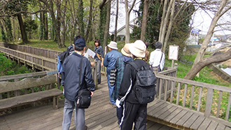 写真：第4回清瀬さんぽ　遊歩道