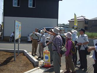 写真：第8回清瀬さんぽ　住宅街