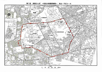 地図：第7回清瀬さんぽ　コース