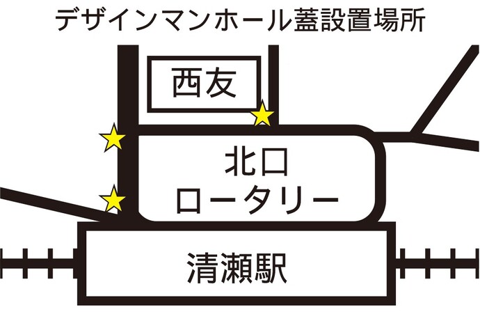 設置箇所の地図