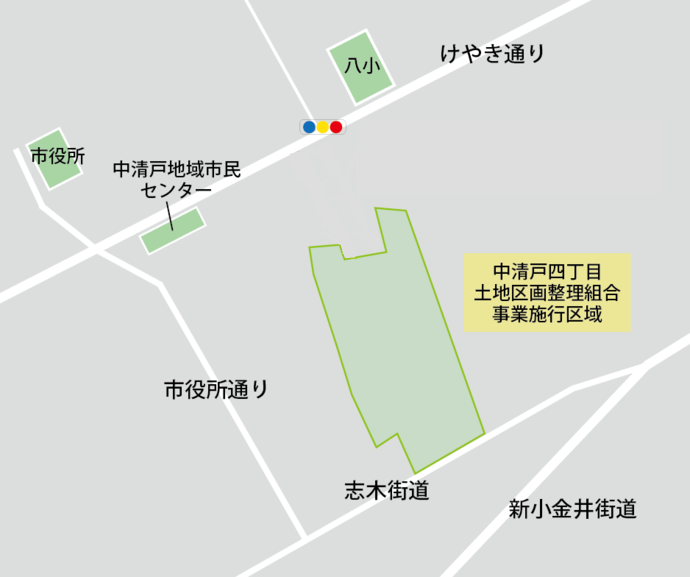 区画整理事業区域