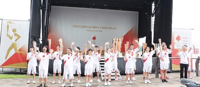 清瀬市聖火ランナーのみなさん