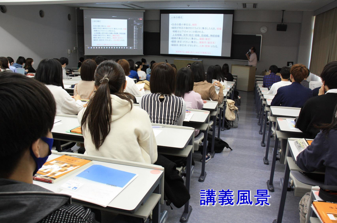 明治薬科大学の講義中の写真です