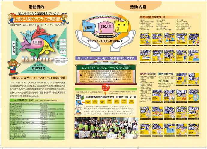入会案内（裏面）