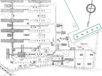 清瀬病院図に見る隣接地「静和園敷地」の文字