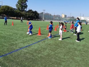 1.2年生の部プレー