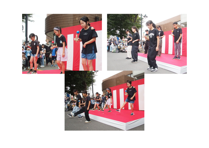 令和7年度　市民まつりでのきよせけん玉の“Wa”の様子2