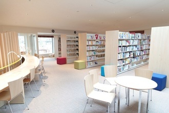 写真：図書館