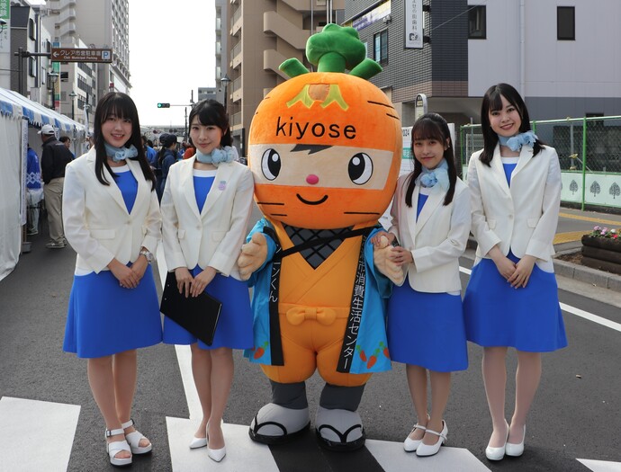 ニンニンくんときよせ親善大使さん