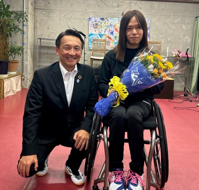 齊藤元希選手パリパラリンピック壮行会