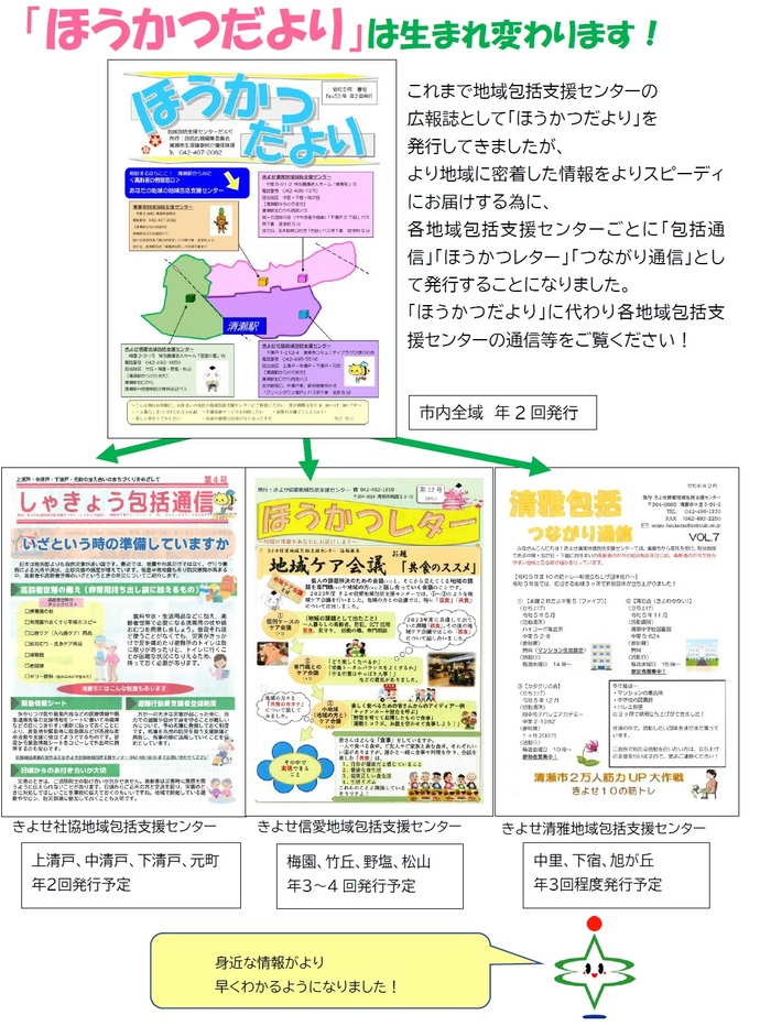 ほうかつだよりは生まれ変わります！