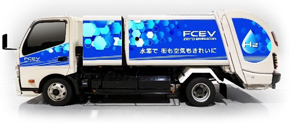 燃料電池ごみ収集車