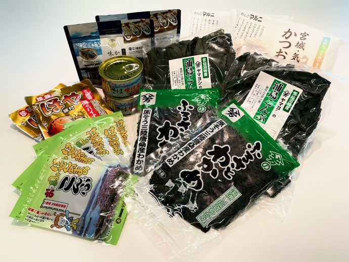 気仙沼市物産振興協会様より食材を寄贈いただきました