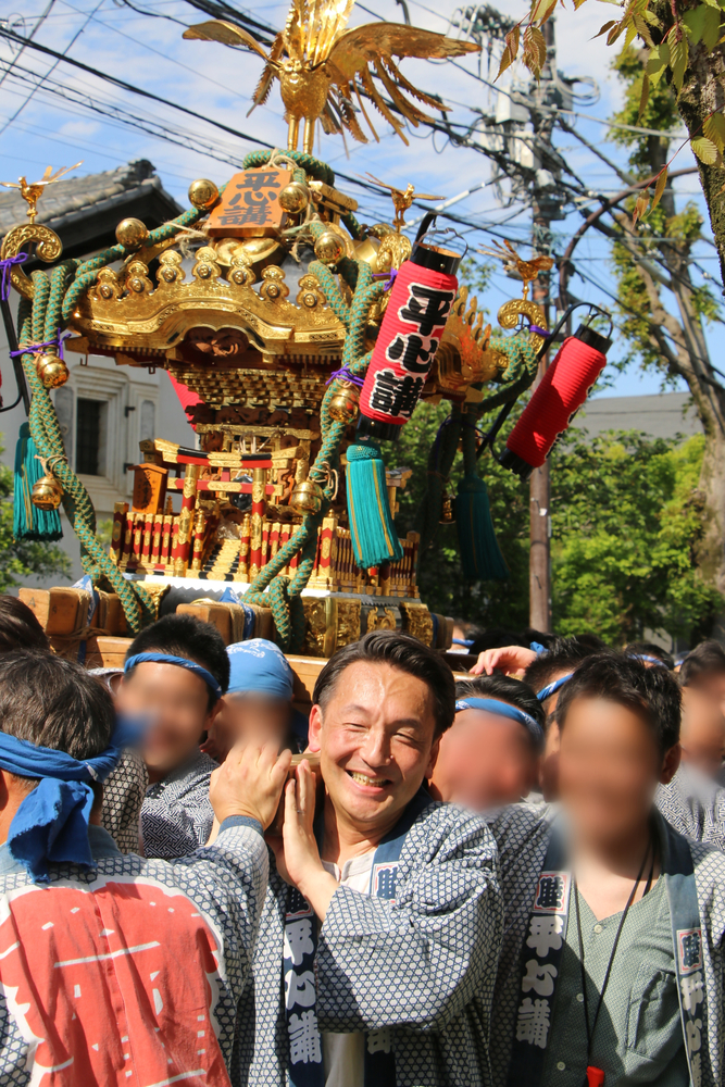 上清戸平心講お神輿