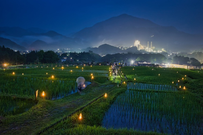 画像：「ホタルかがり火まつり」　応募者　緑川　勉さん
