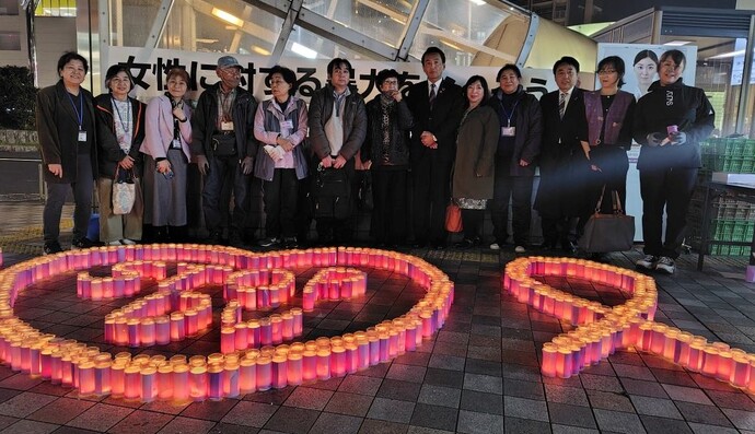 パープルキャンドル