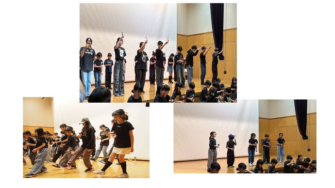 令和7年度 きよせけん玉の“Wa”発表会の様子