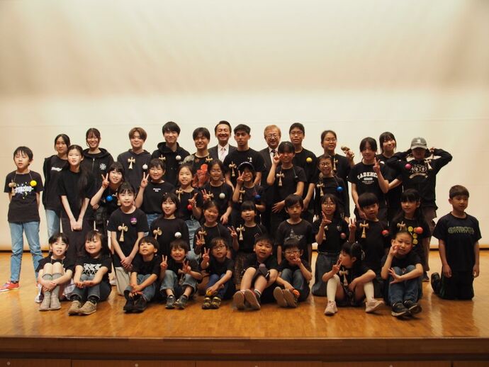 令和7年度 きよせけん玉の“Wa”発表会の様子