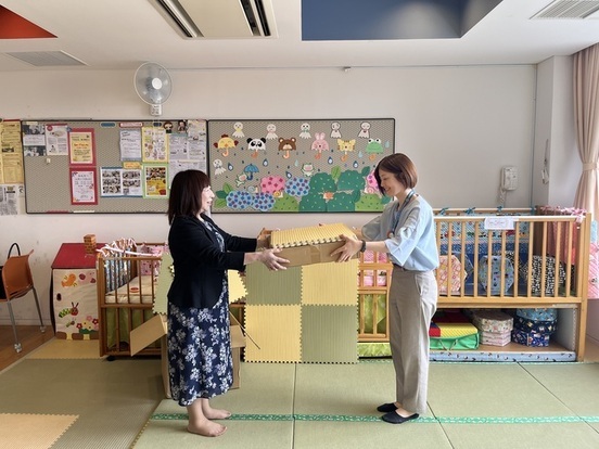 つどいの広場への寄付