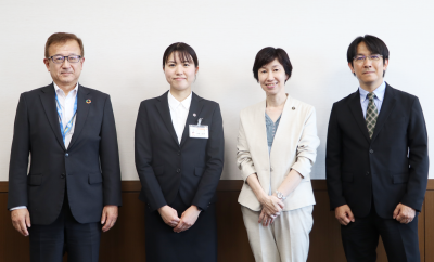 JICA青年海外協力隊表敬訪問